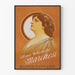 Plakat vintage Mme Blanche Marchesi portret dekoracyjny