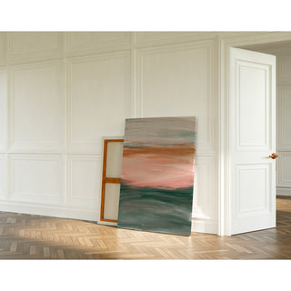 Tableau Abstrait – Horizon Brumeux