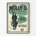 Wintage plakat Molly O (I Love You) do dekoracji ściennych