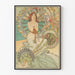 Plakat dekoracyjny secesyjny Monaco Monte Carlo autorstwa Alphonse Mucha