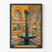 Plakat Vintage Fontanna Monreale w Palermo