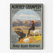 Plakat vintage Monthey Champery Aigle Ollon Valais Szwajcaria