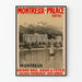 Plakat vintage Montreux Palace Hôtel dekoracja ścienna