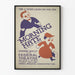 Plakat vintage 'Morning Hate' do dekoracji ściennych teatru