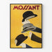 Plakat vintage kapelusze Mossant 1938