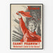 Plakat vintage czerwony i czarny Celebracja bohaterów