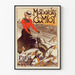 Plakat vintage Motocycles Comiot do dekoracji ściennej