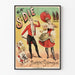 Plakat dekoracji ściennej vintage Mr & Mme St-Dié Duettistes Superchicci
