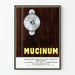 Plakat ścienny vintage Mucinum - Autentyczna dekoracja retro