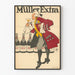 Plakat Vintage Müller Extra - Plakat Dekoracji Ściennej Szampan