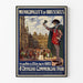 Plakat vintage Targi Handlowe Oficjalne Bruksela 1923
