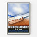 Plakat Vintage Musculosine Byla - Plakat reklamowy dekoracja ścienna