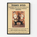 Plakat vintage Muzeum Baud starożytne automaty z muzyką mechaniczną
