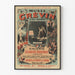 Plakat vintage Muzeum Grévin Boulevard Montmartre