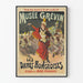 Plakat vintage Muzeum Grévin Damy węgierskie