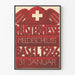Plakat Vintage Mustermesse Bazylea 1926 Dekoracja Ścienna Retro Szwajcarska