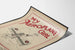 Plakat vintage My Aeroplane Girl do dekoracji ściennych w stylu retro