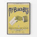 Plakat vintage My Black Bess do dekoracji ściennej