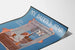 Plakat vintage My Daddy's Star - Nostalgiczna dekoracja ścienna Niebieski Dziecko