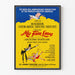 Plakat vintage muzyczny My Fair Lady - artystyczna dekoracja ścienna