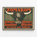 Plakat vintage Zomarom Bouillon Delikatność — oprawiony obraz na ścianie