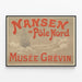 Plakat vintage Nansen na Biegunie Północnym Muzeum Grévin — oprawiony obraz na ścianie