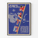 Plakat vintage NATO - 15 państw Sojuszu Atlantyckiego