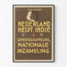 Plakat kolekcji narodowej Holandii - Nederland Helpt Indië