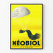 Plakat vintage Néobiol na wypadanie włosów i łojotok