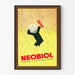 Plakat vintage Neobiol przeciw wypadaniu włosów
