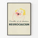 Plakat vintage Neurocalcium problemy z zębami u niemowląt