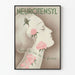Plakat vintage Neurotensyl dla kobiet i róż