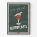 Plakat Vintage Neurotensyl Skazany na Niepokój