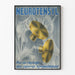 Plakat vintage Neurotensyl z pokrętłem regulacyjnym centrów współczulnych