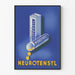 Plakat Vintage Neurotensyl - Retro medyczna dekoracja ścienna