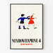 Plakat vintage Nevrovitamine 4 Dzieci dekoracja ścienna