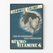 Plakat vintage Névrovitamine 4 - Retro dekoracja ścienna na spokojny sen