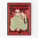 Vintage plakat New Books do dekoracji ściennej o tematyce literackiej