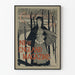 Plakat vintage New England Magazine na Boże Narodzenie 1895