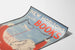 Plakat vintage New Horizons with Books do dekoracji ściennej