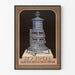 Plakat vintage kominek na drewno New Superb Hicks & Wolfe