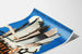 Vintage poster Nowy Jork w nocy - Retro dekoracja ścienna