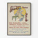 Plakat Vintage New York Sunday Herald 8 grudnia