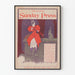 Plakat vintage Philadelphia Sunday Press - Retro dekoracja ścienna 1895