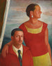 Autoportret z Jeannette - Ángel Zárraga — widok dzieła