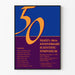Plakat vintage sympozjum naukowe 50 lat NIAID