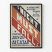 Plakat Vintage Night of the Theatre Must Fall - Plakat dekoracyjny tajemnica i dramat