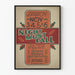Plakat Teatr Night Must Fall - Vintage'owa dekoracja ścienna