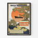 Plakat vintage Nippon Yusen Kaisha - Dekoracja ścienna o tematyce morskiej japońskiej