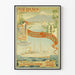 Plakat vintage Nippon Yusen Kaisha - Dekoracja ścienna statek japoński